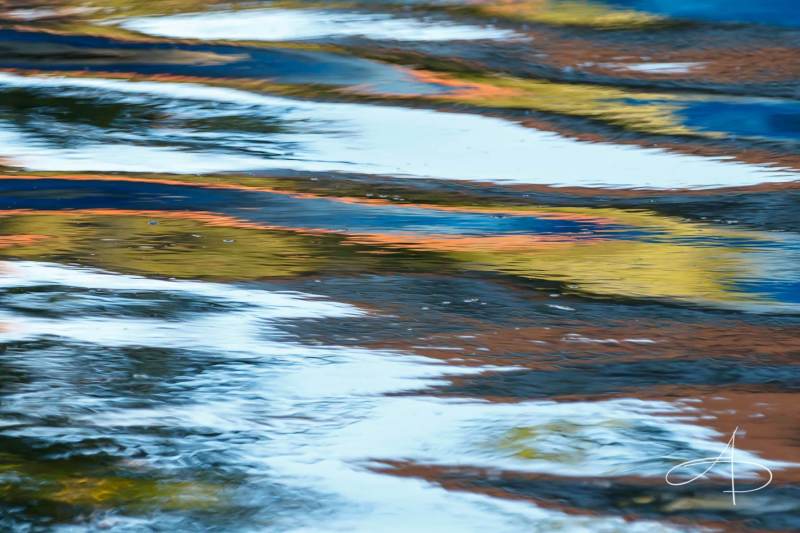 EAUX ABSTRAITES AUTOMNALES 1 (AUTUMNAL ABSTRACT WATERS 1)