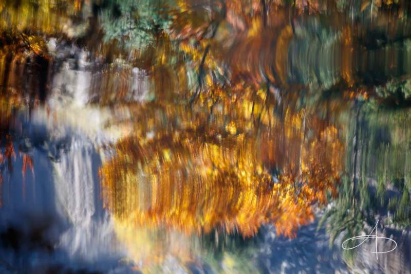 EAUX ABSTRAITES AUTOMNALES 4 (AUTUMNAL ABSTRACT WATERS 4)